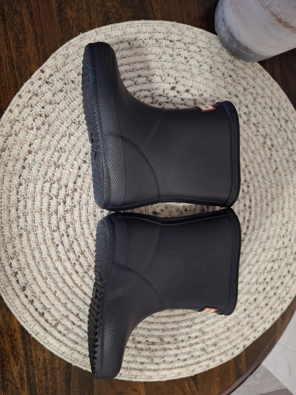 Hunter Kids Navy Rain Boots
